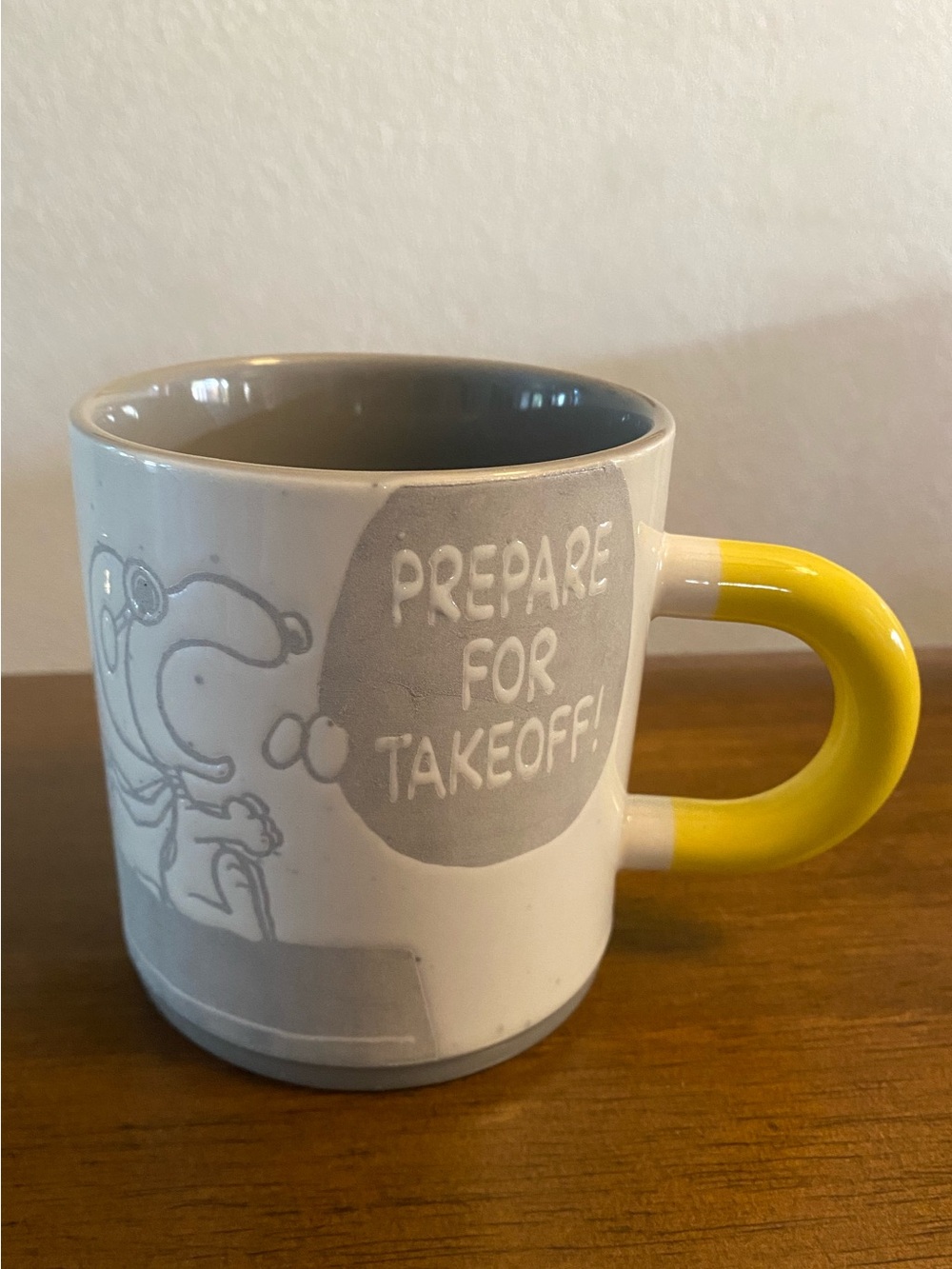 Hallmark White Ceramic Mug Base with Peanuts Label